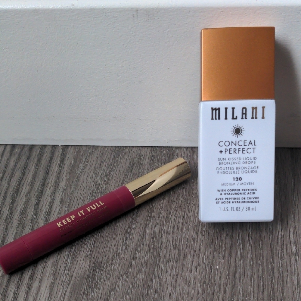 Milani Conceal + Perfect Sun-Kissed Liquid and Keep It Full Lip Gloss Set